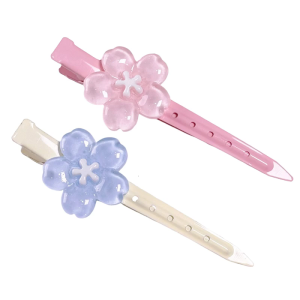 Nonslip Flowers Hair Clip Elegant Floral Hair Accessory Lightweight Practical Resin For Women And Teens