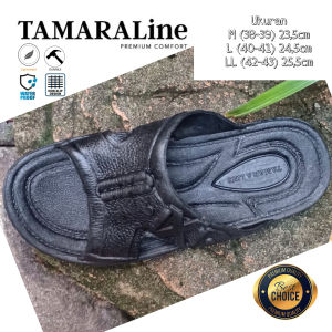 Sandal Selop Karet Pria Dewasa / Remaja - TAMARALINE 175 / Bahan Premium Lentur Empuk Ringan Kuat Anti Slip Anti Air / Model Sendal Slide Slip on Casual Santai Rumah Hotel Outdoor Kamar Mandi Murah