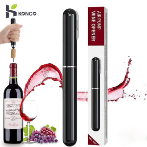 Konco Air Pump Wine Bottle Opener Portable Stainless Steel Pin Cork Remover Wine Pump Corkscrew Bar  Tools Wine Tools