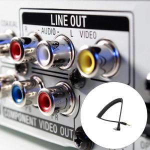 Spring Coiled Flash Syncing Cable PC to 2.5mm with Screw Lock Durability PVC Coating for Studio Photography