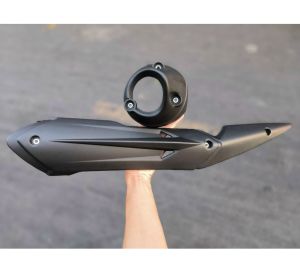 Bộ ốp pô Thái cho Exciter 135 full đen nhám không chế cháo lúc lắp