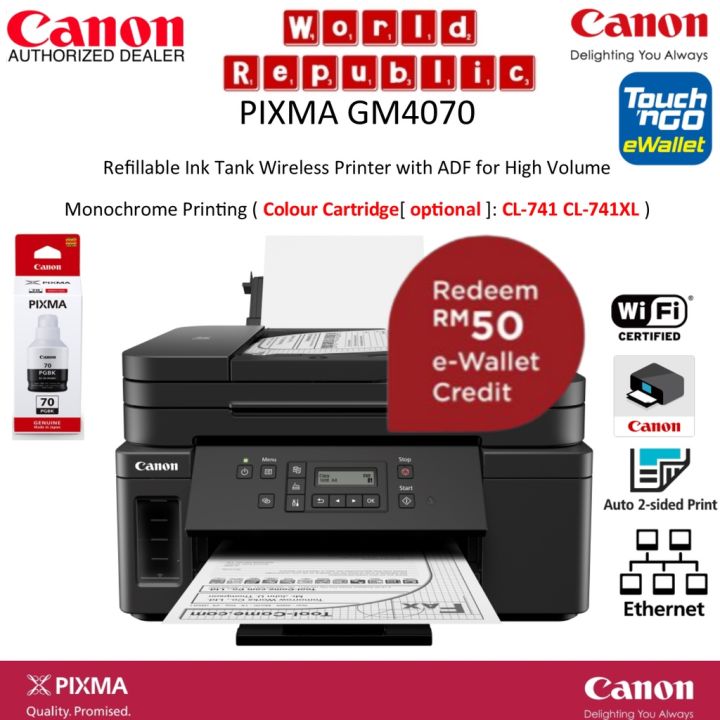 Canon Pixma Gm Wifi Printer Adf