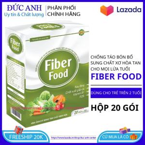 Thực phẩm bổ sung chất xơ hòa tan từ rau củ cho bé Fibor Food 20 gói- chống táo bón