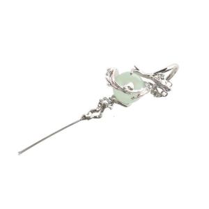 Elegant Studs Earrings Ear Studs Star and Moon Piercing Ear Alloy Texture Suitable for Fashion Women Girls