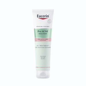 Eucerin Pro ACNE SOLUTION 3X TREATMENT GEL TO FOAM CLEANSER 150 ML คลีนเซอร์โฟมเจลสูตรอ่อนโยนสําหรับผิวเป็นสิวง่าย