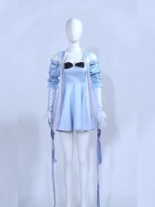 Virtual Idol cos Wear Luo Tianyi cosplay Dress stage performance costume anime comic convention costume