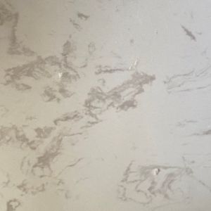 Bàn trà đơn Sofa phòng khách mặt đá tròn chân kim loại hình thang ngược sang trọng hiện đại