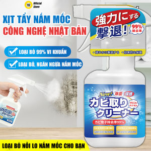Xịt tẩy nấm mốc tường Bashi công nghệ Nhật Bản 330ml đa năng dùng cho cả mốc silicone mốc lâu ngày  mốc thạch cao