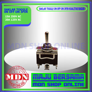 Saklar Toggle on off on 3pin kualitas bagus 2pcs