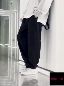 10XL Black Oversize Casual Pants Breathable Men Sweatpants Loose Trousers