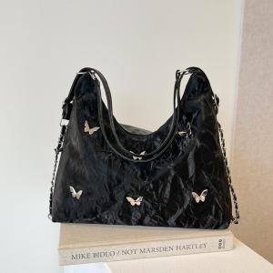 UISNMALL #S8002 Malaking Kapasidad Na Bag Pambabae Kaswal Niche Design Double Shoulder Single Shoulder Crossbody Backpack for Women