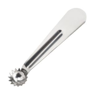 GUHEHARD 2pcs/set Portable Tomato Corer Tool Stainless Steel Mini Top Stem Remover Pineapple Corer Remover Stem Remover Strawberry Huller Cooking Preparation
