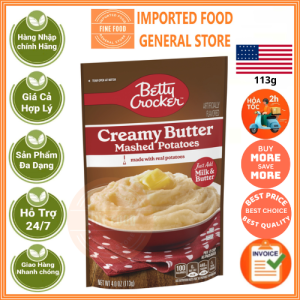 Bột khoai tây nghiền vị kem ngậy Betty Crocker Creamy Butter Mashed Potatoes 113g
