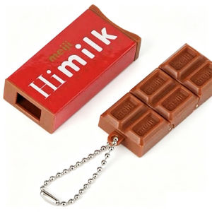 New Bendable Chocolate Keychain Relaxing Artifact Toy Pendant Gift Childrens Simulation Foldable Chocolate Keychain Toy
