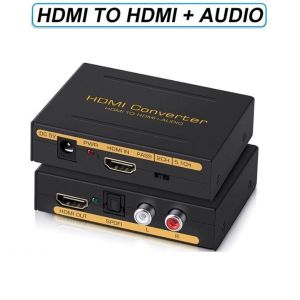 Bộ chuyển đổi âm thanh 4K HDMI Sang HDMI SPDIF R/L