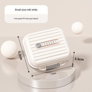 Multi-functional Portable Divided Storage Box Travel Outdoor Seal Pill Box Jewellery Storage Case