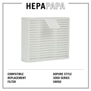 Philips GoPure Style 3000 Series SNF60 Compatible Replacement Filter [HEPAPAPA]