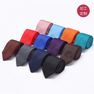 Multiuse cà vạt màu trơn với thiết kế dệt kim Cà Vạt polyester thoáng khí cho trang trọng và dịp giản dị Essential