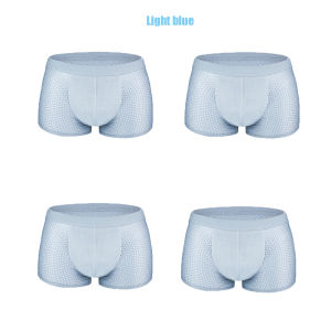 4pcs Mens đồ lót quần lót đùi cho nam vải visco thoáng khí lưới underpant sự mềm mại chàng trai quần lót boxershorts