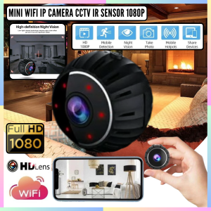 FAST DELIVERY ZUIDID Kamera CCTV Mini Kecil WiFi Sambung Ke Hp Jarak Jauh Infrared Sensor 1080P