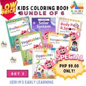 Introductory Offer!!! 6 pcs Coloring Books For Kids Children - Alphabet Colors Shapes Numbers Animals etc