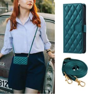 For Sharp Aquos Sense 6 / Sense 8 7 Phone Case Crossbody Back Long Lanyard Silicone Protective Case Flip Leather Case