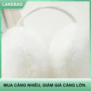 【LAKEBAO】 Xách tay gấp mùa đông ấm áp earmuffs thời trang màu rắn earflap ngoài trời lạnh bảo vệ mềm sang trọng Tai ấm hơn