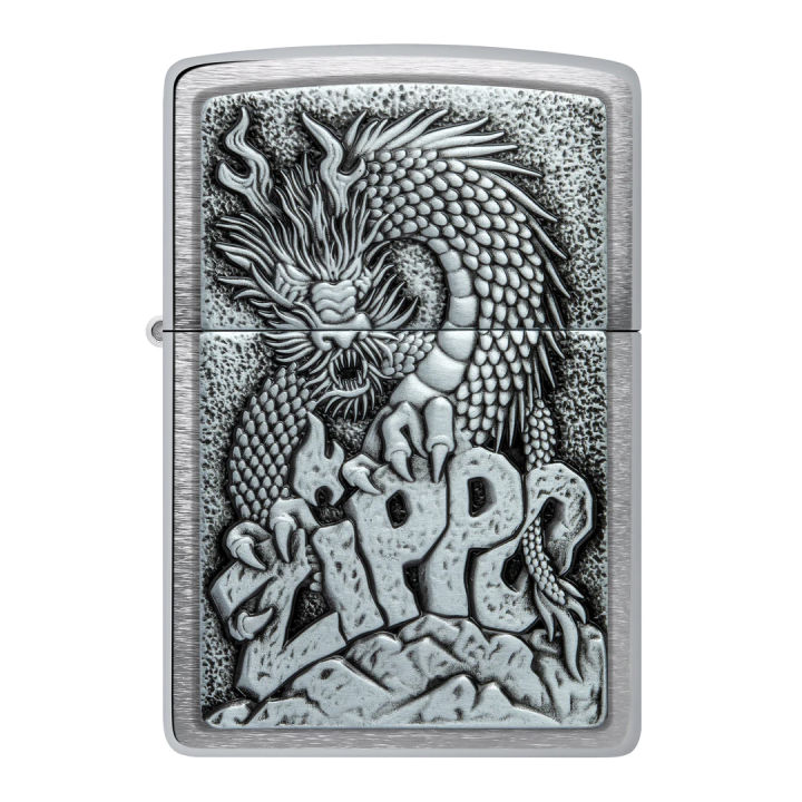 48902 Zippo Design ของแท้ (Empty Zippo Lighter without Fuel ไฟแช็กเปล่า