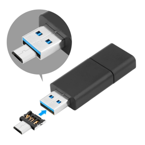 SG Seller / Mini Micro USB to USB Connector OTG Cable USB OTG Adapter for Android Phone