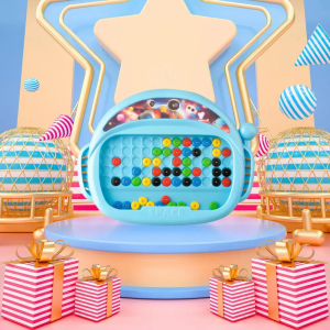 Magnetic Drawing Board For Kids Large Doodle Board with Magnetic Pen and Beads Educational Toys