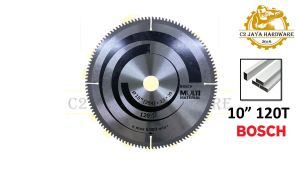 BOSCH [ 10 " / 12" ] TCT SAW Blade [ 120T ]  Aluminium For Cutting Aluminium For Miter Saw Use