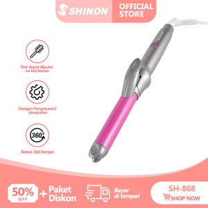 SHINON SH-868 catokan rambut / Catokan Pengeriting Rambut Jagung / Hair Styler / Catokan Curly / Pelurus Pengeriting Rambut Wanita