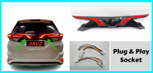 PERODUA ARUZ Rear Center Tail Gate Running Light With Signal Function 3 IN 1 Dynamic LED (RED) LENS