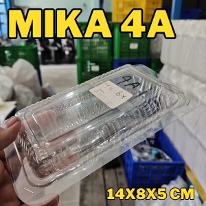 MIKA PLASTIK BENING UKURAN 4A ISI 100PCS . MIKA KUE BENING