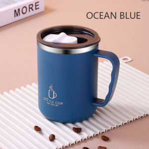 500ml 304 Mug Kopi Tahan Tumpahan Baja Tahan KaratMug Cantik