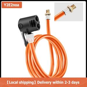 【Local shipping】 70 80 120CM Bike Air Pump Extension Tube Pump Bicycle Hose Air Pump Connector Bike Air Pump Tire Inflator Nozzles Accessories