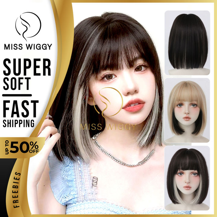 Short hair 2024 wig lazada