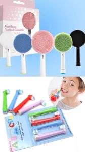 Đầu bàn chải điện Oral B đầu thay bàn chải điện và đầu cọ rửa mặt massage silicon tiện lợi - Happy Life 4U
