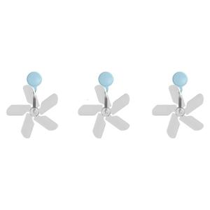 3Pcs Wall Mounted Conditioning Guide Fan Adjustable Windmill Shaped Air Conditioner Cover Anti Direct Blowing