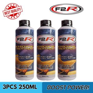 F2R Engine Oil Treatment 3PCS 250ML | Gas & Diesel Car & Motorcycle Additive | Fuel Saver Engine Protection | Boost Power