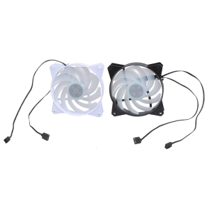 120mm Silents Cooling Fan 5V 3PIN Motherboards Lighting Syncs 4PIN PWM With 8 AntiVibration Rubber Pad For PC Builds