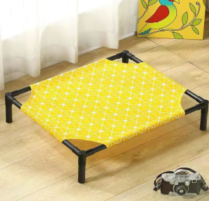 Elevated Rustless Steel Pet Bed Cat Bed Dog Bed Aluminum Frame and Cloth mattress Detachable Washable for Large Dog