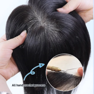 Realistic Wig Piece for Gray Hair + Hair Volume Replacement