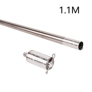 110cm Portable Steel Silver Retractable Sticks Scalable Magic Wand Props Magic Accessories For Stage Street Magic Performance