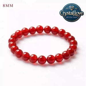 Zodiac Year Red Agate Bracelet |ProtectionPeace Good Fortune Powerful Energy Good Luck Health CrystalHappinessFashion BraceletPerfect for Gifts or personal us 本命年转运天然红玛瑙护身平安好运连连 自戴送礼佳选