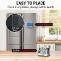 ThermoPro TM02 Digital Kitchen Timer with Dual Countdown Stop Watches Timer/Magnetic Timer Clock with Adjustable Loud Alarm and Backlight LCD Big Digits/ 24 Hour for Kids Teachers. 
