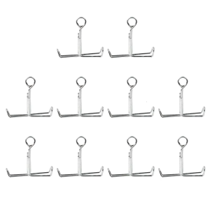 10Pcs Spring Stopper Clip School Experiment Teaching Instrument Water Stop Clamp Laboratory Latex Tube Clamp