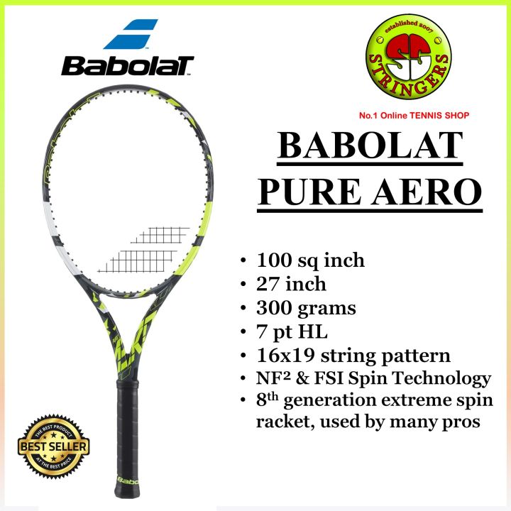 Babolat Pure Aero Tennis Racket 2023 Edition Lazada Singapore