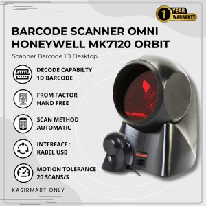BARCODE SCANNER HONEYWELL MK7120 1D OMNI LASER MK-7120 / MS 7120 (Honeywell Orbit ) 1D USB