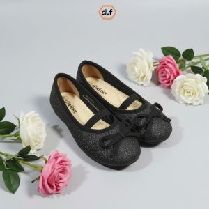 Dlafeet Flat Shoes Anak Perempuan - Chila Black